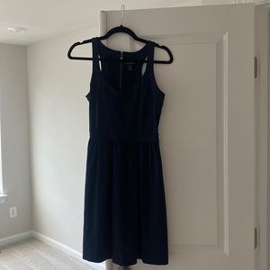 Navy Blue Summer Dress with pockets